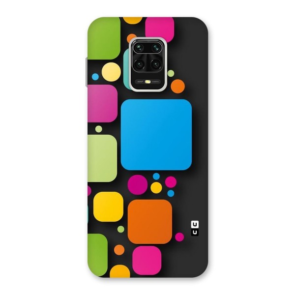 Color Boxes Abstract Back Case for Redmi Note 9 Pro
