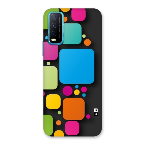Color Boxes Abstract Back Case for Vivo Y20A