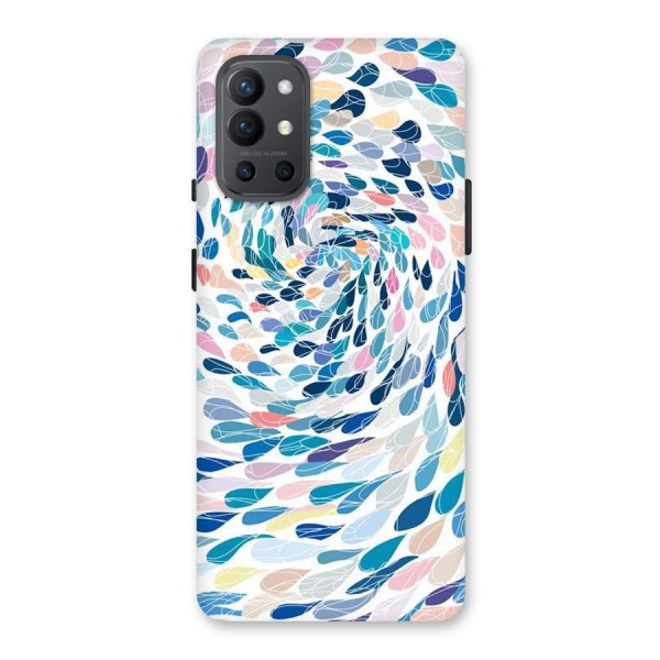 Color Droplets Swirls Back Case for OnePlus 9R
