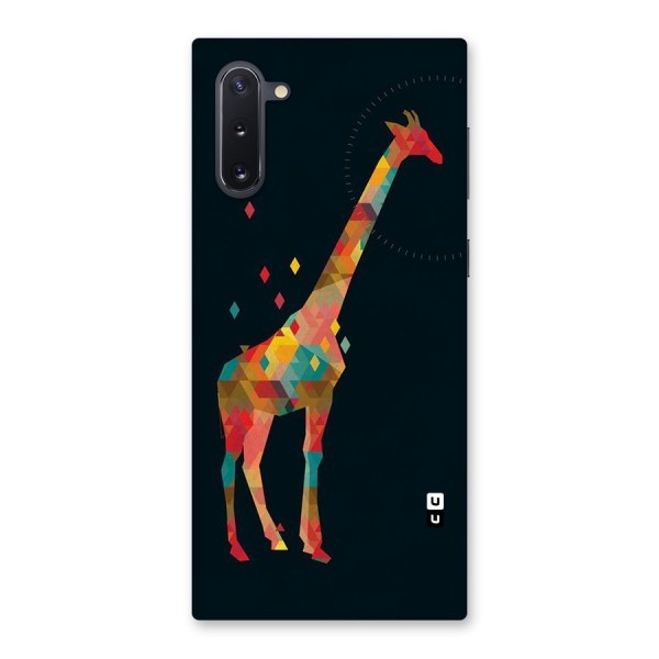 Colored Giraffe Back Case for Galaxy Note 10