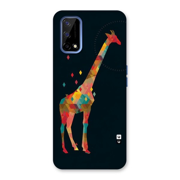 Colored Giraffe Back Case for Realme Narzo 30 Pro