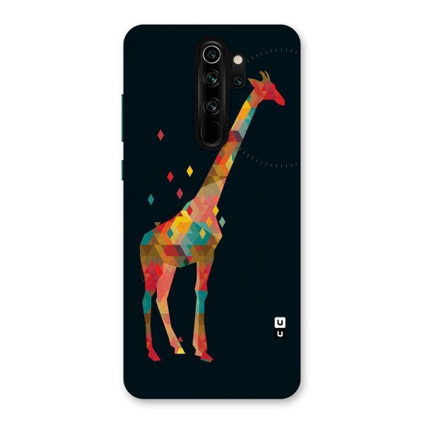 Colored Giraffe Back Case for Redmi Note 8 Pro