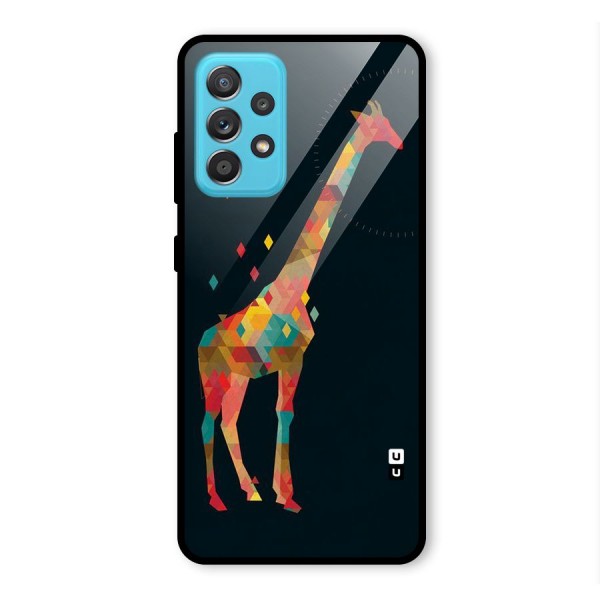 Colored Giraffe Glass Back Case for Galaxy A52s 5G