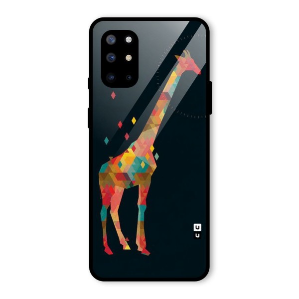 Colored Giraffe Glass Back Case for OnePlus 8T