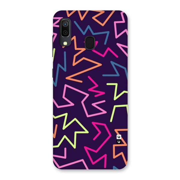Colored Lines Back Case for Galaxy M10s