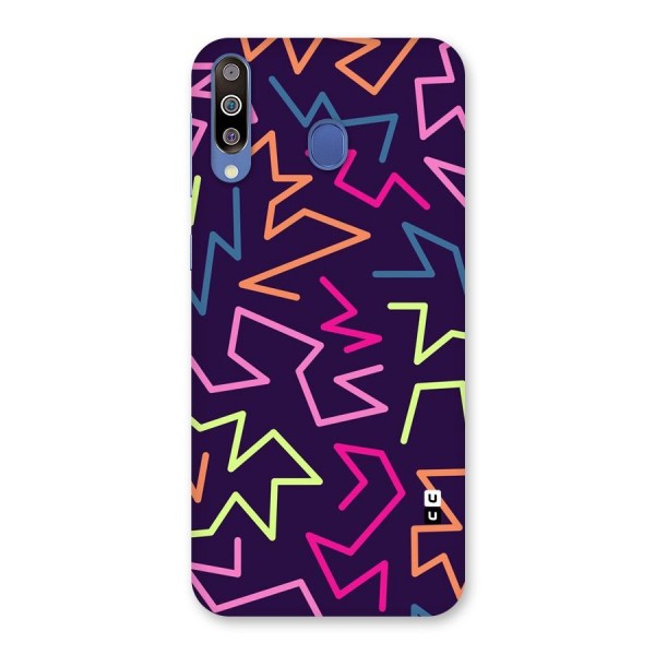 Colored Lines Back Case for Galaxy M30