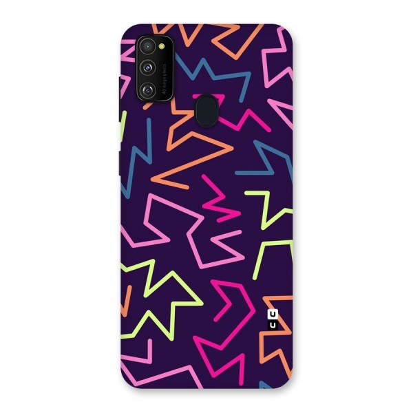 Colored Lines Back Case for Galaxy M30s