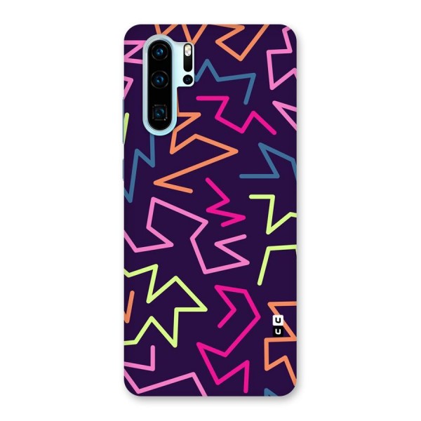 Colored Lines Back Case for Huawei P30 Pro