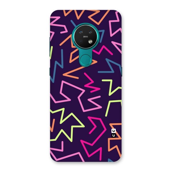 Colored Lines Back Case for Nokia 7.2