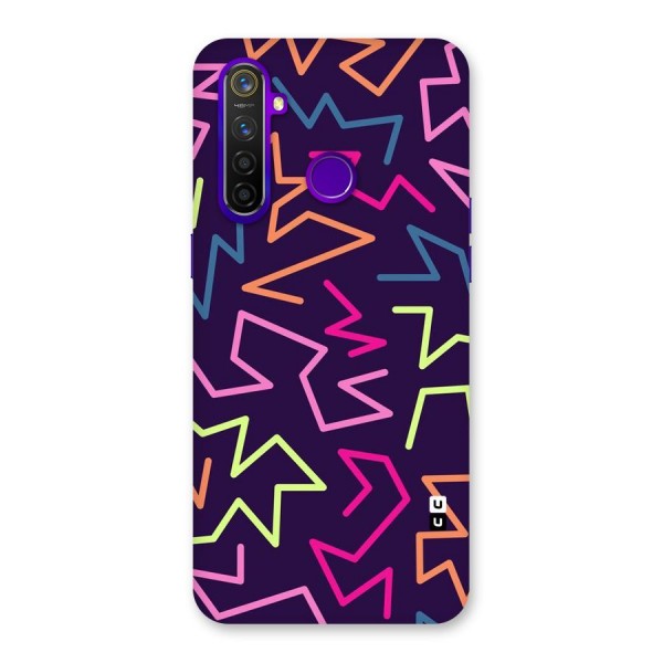 Colored Lines Back Case for Realme 5 Pro
