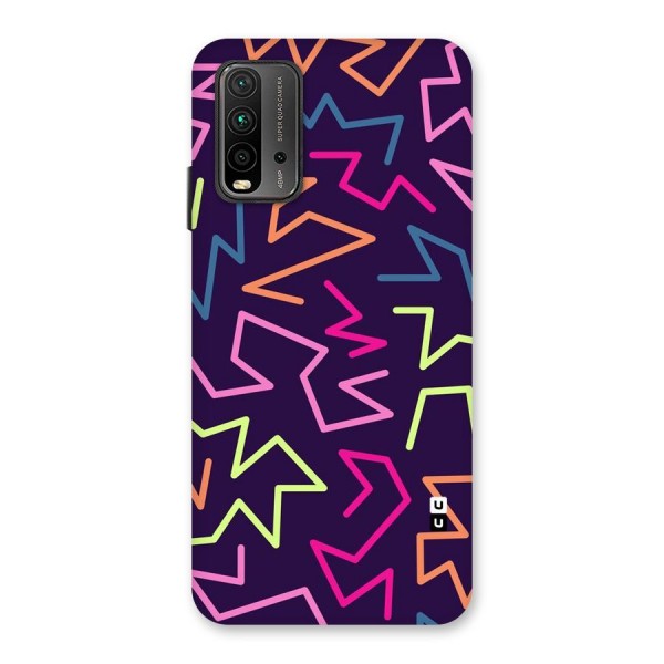 Colored Lines Back Case for Redmi 9 Power
