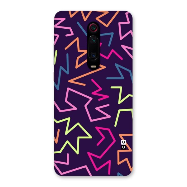 Colored Lines Back Case for Redmi K20 Pro