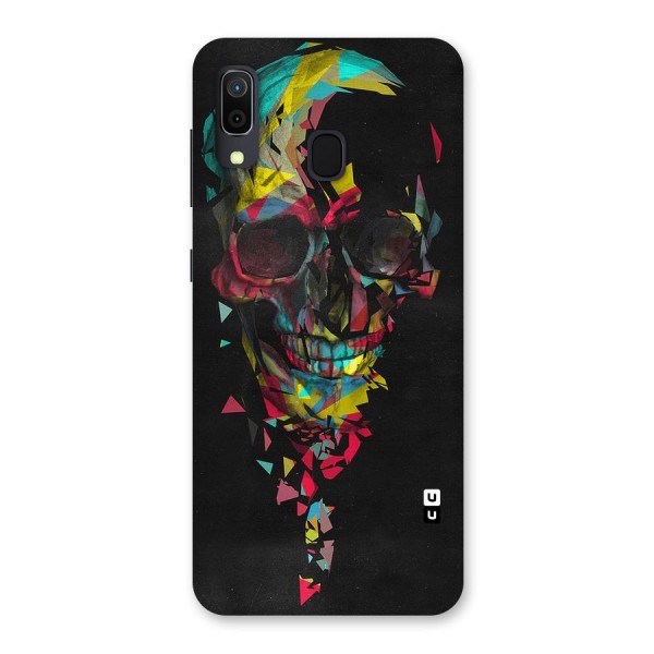 Colored Skull Shred Back Case for Galaxy A30