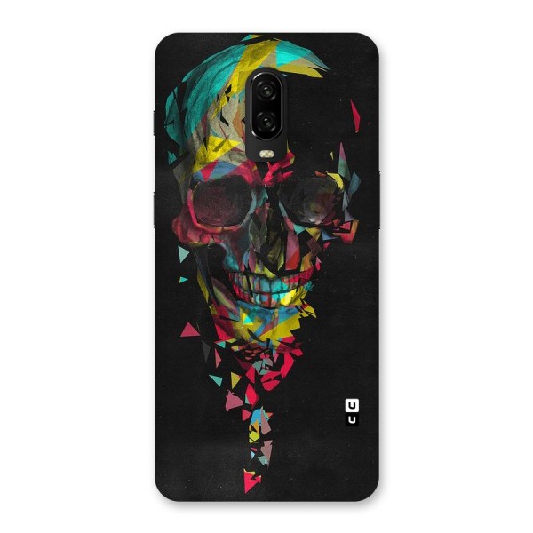 Colored Skull Shred Back Case for OnePlus 6T
