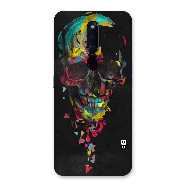 Colored Skull Shred Back Case for Oppo F11 Pro