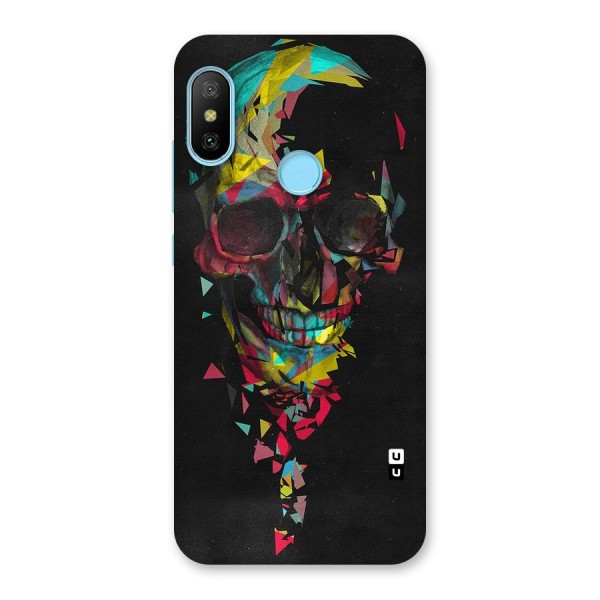 Colored Skull Shred Back Case for Redmi 6 Pro