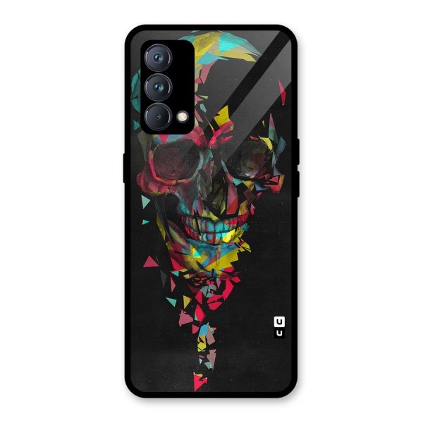 Colored Skull Shred Glass Back Case for Realme GT Master Edition