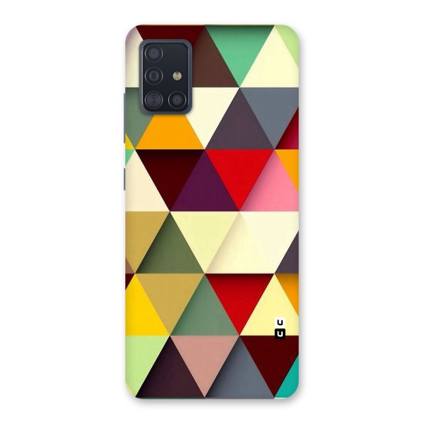 Colored Triangles Back Case for Galaxy A51