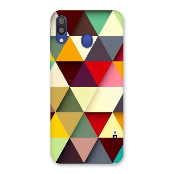Colored Triangles Back Case for Galaxy M20