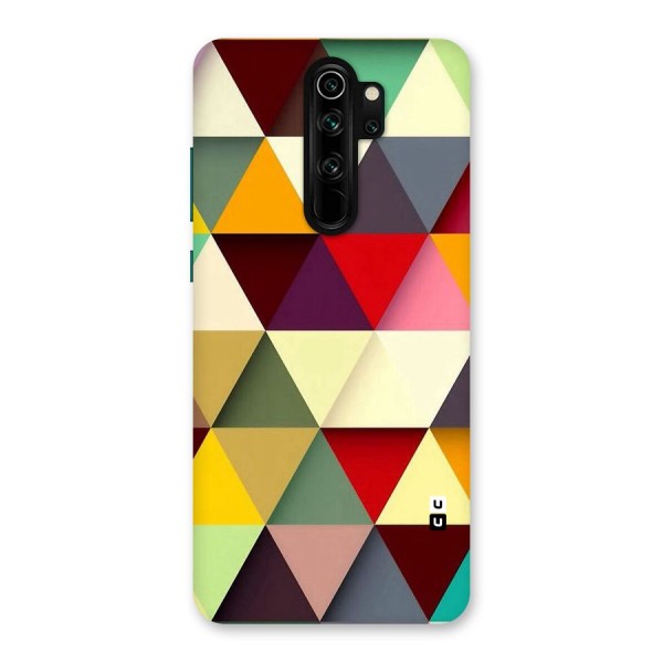 Colored Triangles Back Case for Redmi Note 8 Pro