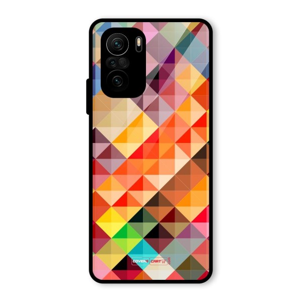 Colorful Cubes Glass Back Case for Mi 11x