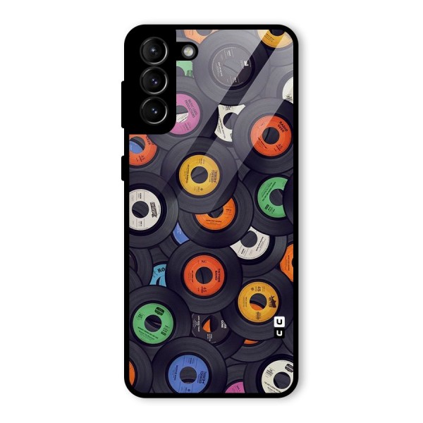 Colorful Disks Glass Back Case for Galaxy S21 Plus