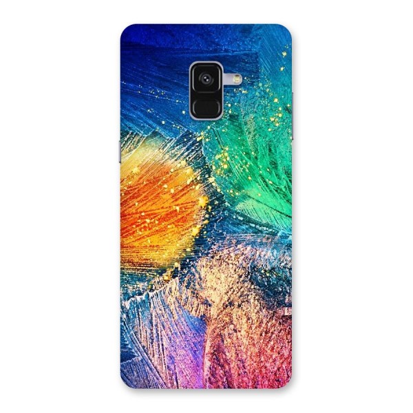 Colorful Leafs Vibrant Back Case for Galaxy A8 Plus