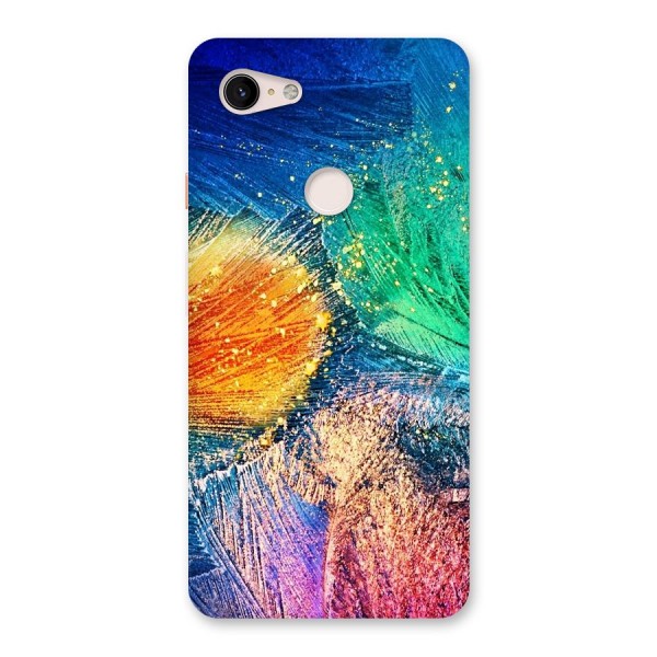 Colorful Leafs Vibrant Back Case for Google Pixel 3 XL