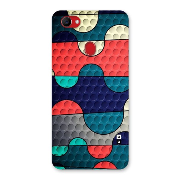 Colorful Puzzle Design Back Case for Oppo F7