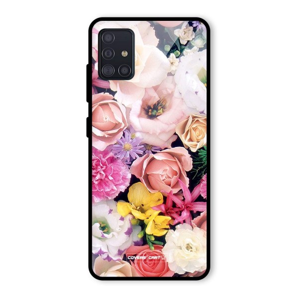 Colorful Roses Glass Back Case for Galaxy A51