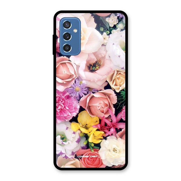 Colorful Roses Glass Back Case for Galaxy M52 5G