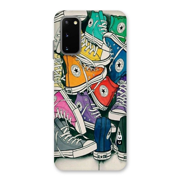 Colorful Shoes Back Case for Galaxy S20