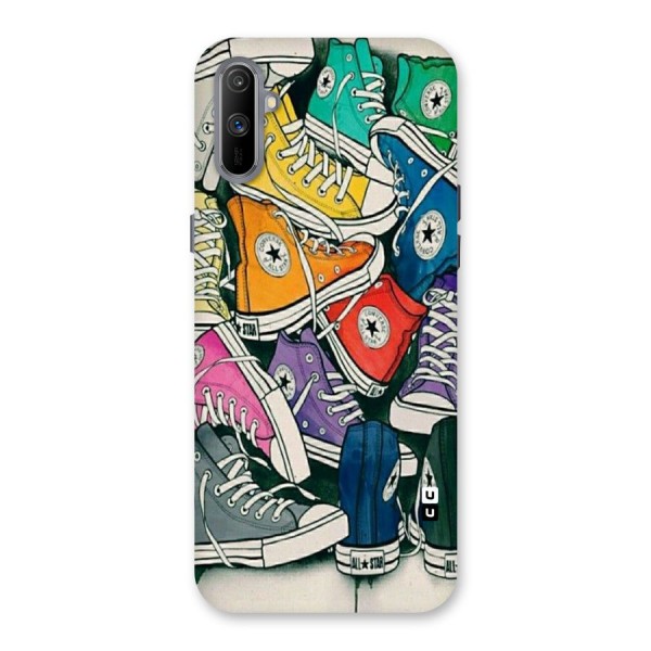 Colorful Shoes Back Case for Realme C3