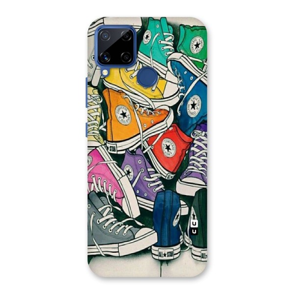 Colorful Shoes Back Case for Realme Narzo 30A