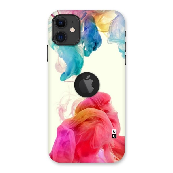 Colorful Splash Back Case for iPhone 11 Logo Cut