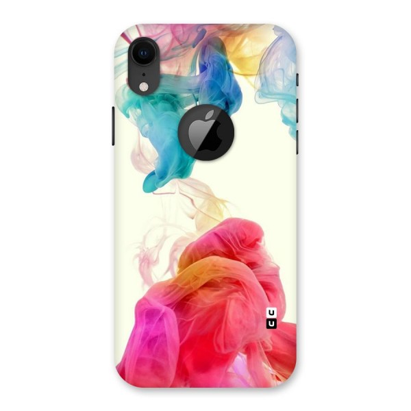 Colorful Splash Back Case for iPhone XR Logo Cut