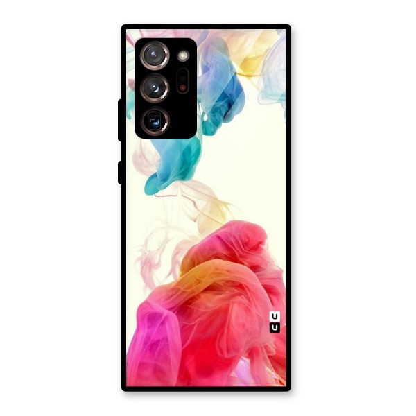 Colorful Splash Glass Back Case for Galaxy Note 20 Ultra