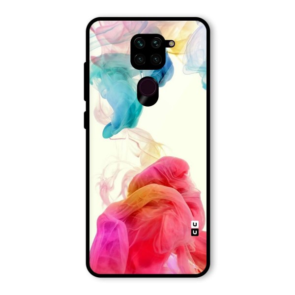 Colorful Splash Glass Back Case for Redmi Note 9