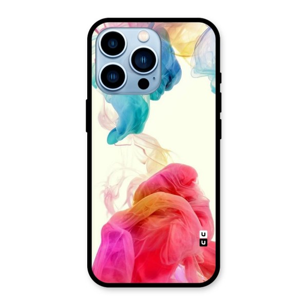 Colorful Splash Glass Back Case for iPhone 13 Pro