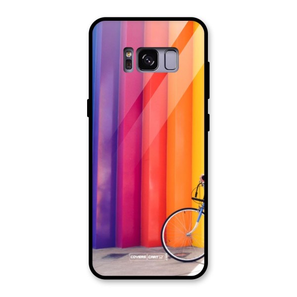 Colorful Walls Glass Back Case for Galaxy S8