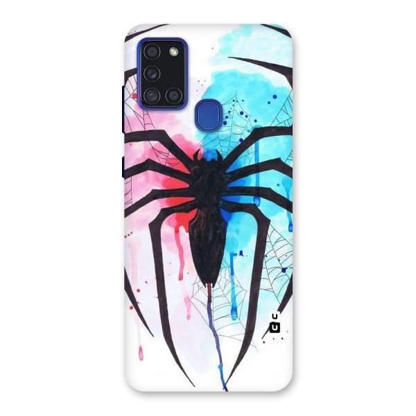 Colorful Web Back Case for Galaxy A21s