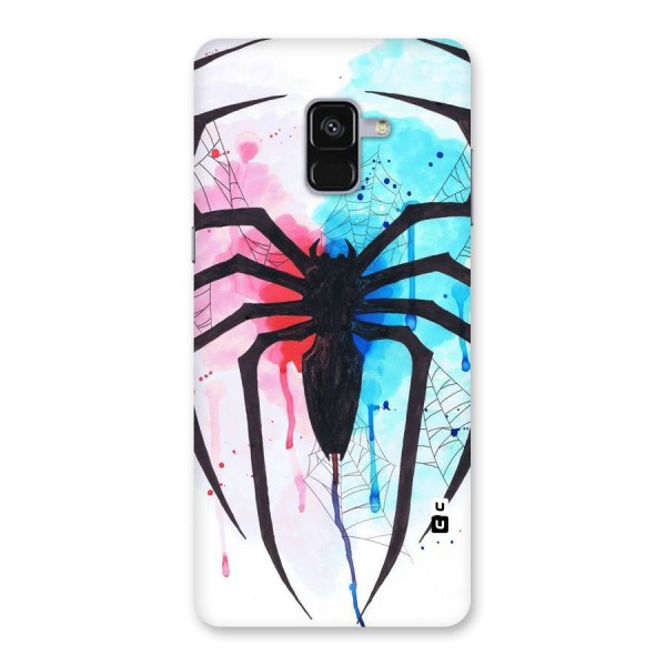 Colorful Web Back Case for Galaxy A8 Plus