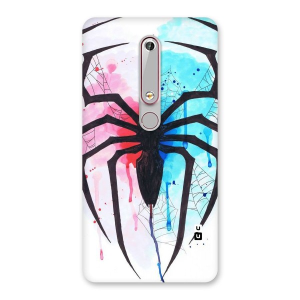 Colorful Web Back Case for Nokia 6.1