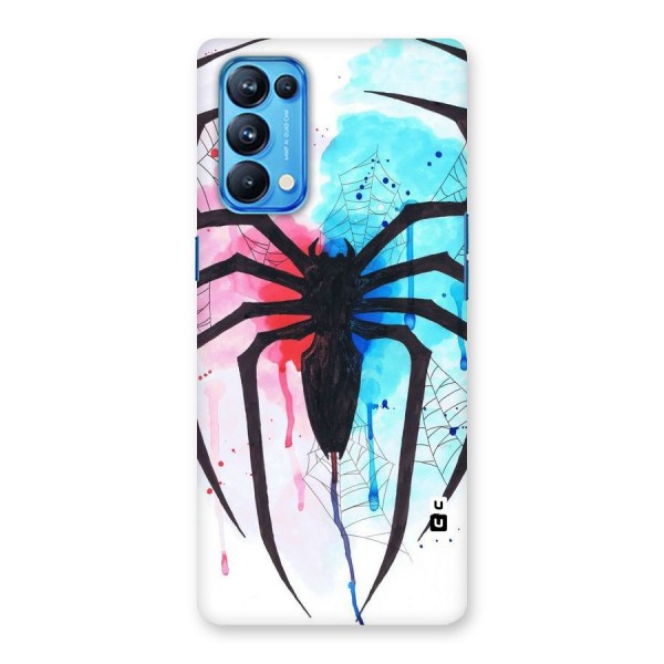 Colorful Web Back Case for Oppo Reno5 Pro 5G