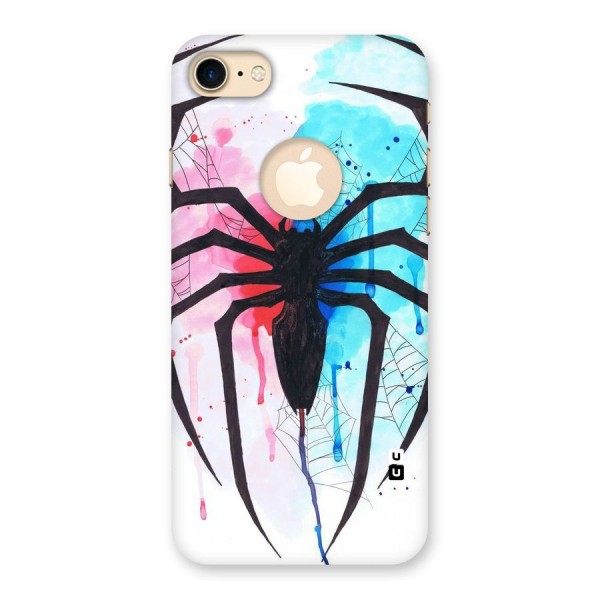 Colorful Web Back Case for iPhone 7 Logo Cut