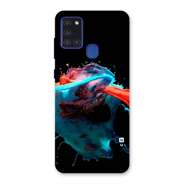 Colour War Back Case for Galaxy A21s