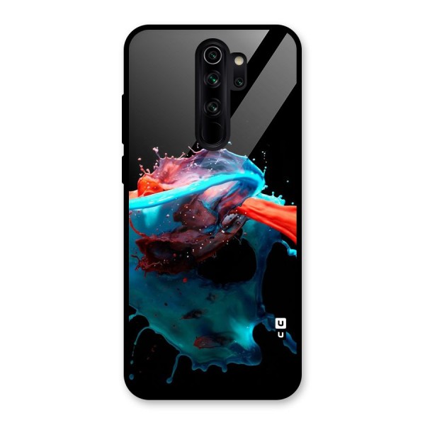 Colour War Glass Back Case for Redmi Note 8 Pro