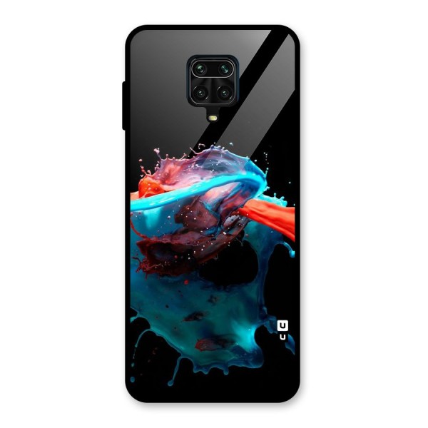 Colour War Glass Back Case for Redmi Note 9 Pro Max