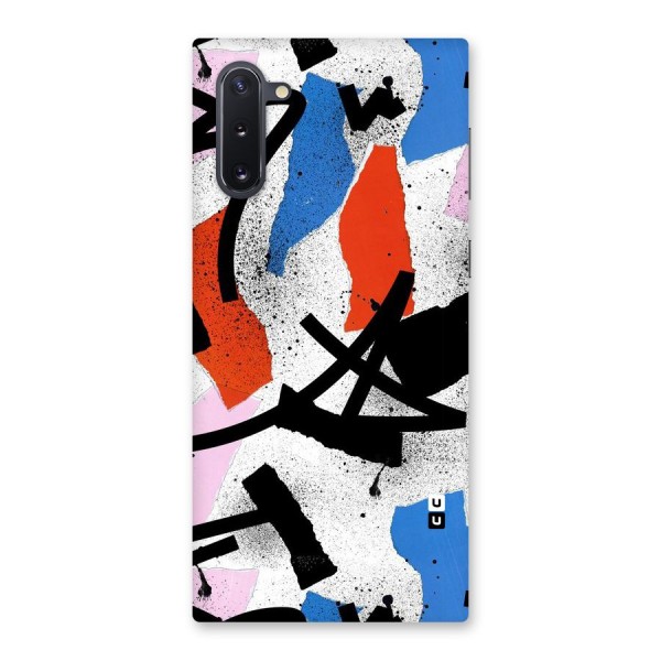 Coloured Abstract Art Back Case for Galaxy Note 10