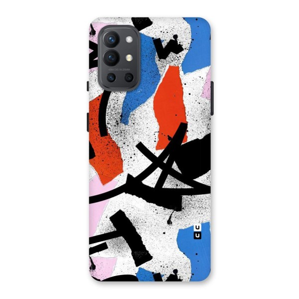 Coloured Abstract Art Back Case for OnePlus 9R
